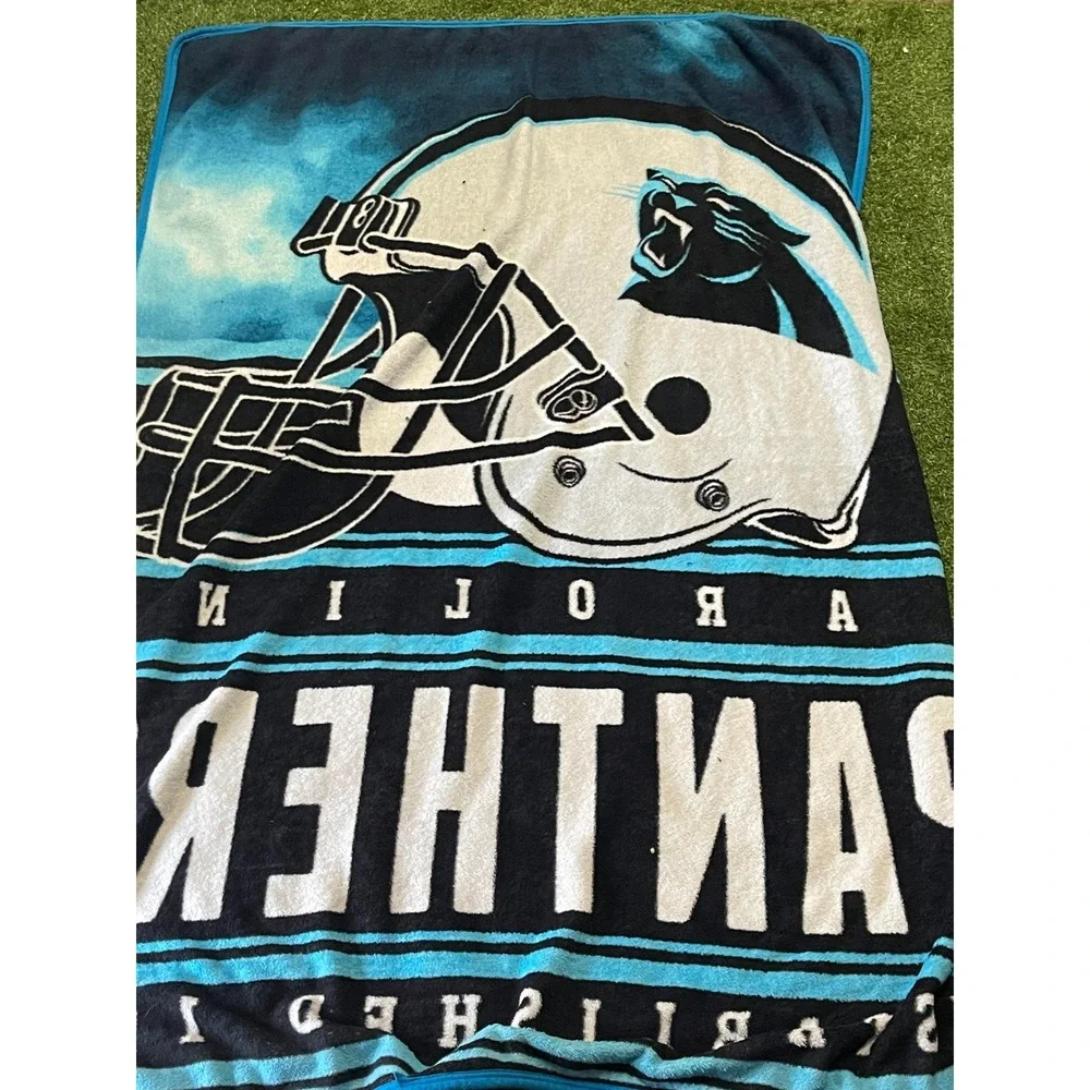 Carolina Panthers Sherpa Fleece Throw Blanket Soft Warm NFL‎ Football 50